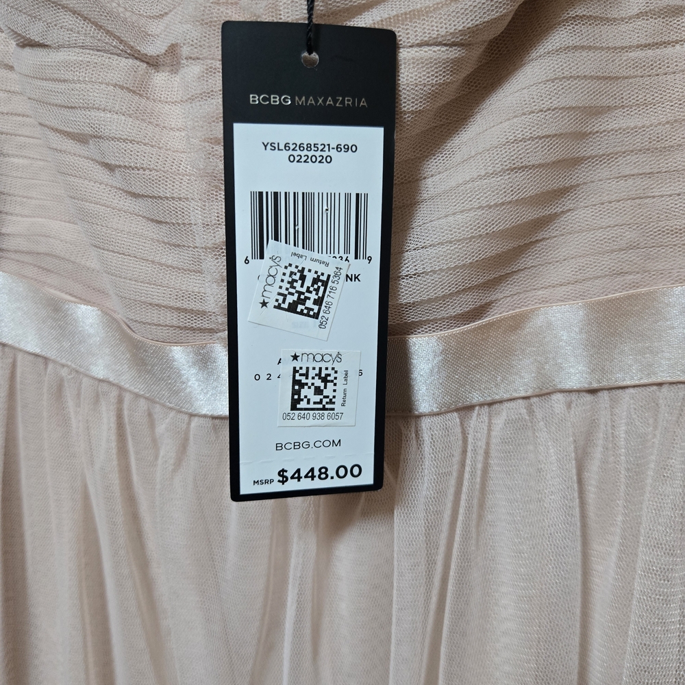 BCBGMaxAzria Blush Pleated Dress - Picture 5 of 5